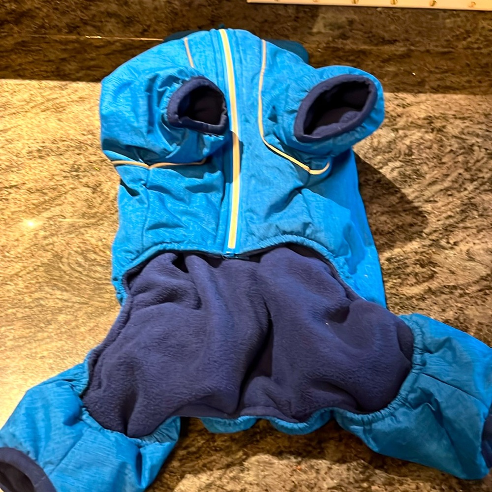 Dog snowsuit for winter time